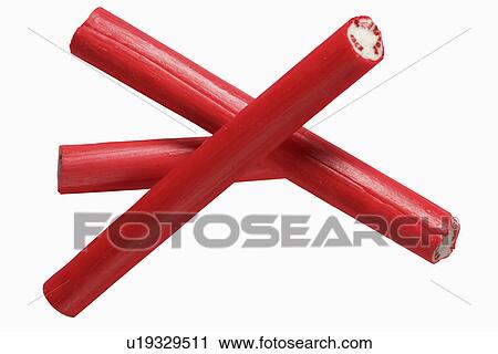 Cut Out Of Three Red Sticks Of Brighton Rock Candy View Large Photo Image Stock Image - Cut Out Of Three Red Sticks Of Brighton Rock Candy. Fotosearch