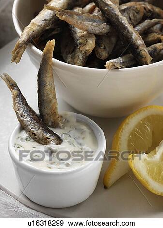 Deep fried seasoned whitebait View Large Photo Image Stock Photo - Deep fried seasoned whitebait. Fotosearch