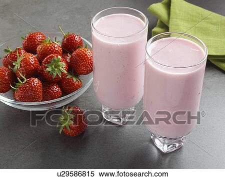 Fat free strawberry smoothie View Large Photo Image Stock Photography - Fat free strawberry smoothie. Fotosearch