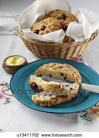 Stock Image - Fat Rascals buns from Yorkshire. Fotosearch