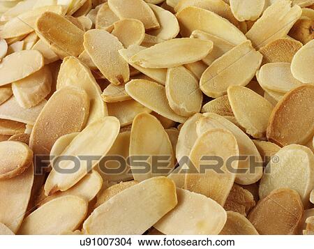 Flaked Almonds View Large Photo Image Picture - Flaked Almonds. Fotosearch