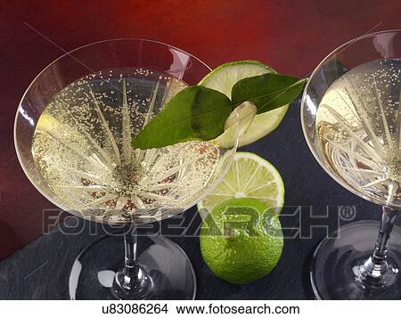 Picture - Ginger Margaritas. Fotosearch