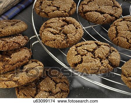 Ginger snappers American biscuits View Large Photo Image Picture - Ginger snappers American biscuits. Fotosearch