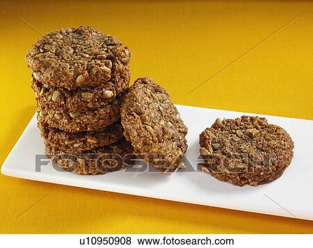 Stock Photo - Gluten free banana cookies. Fotosearch