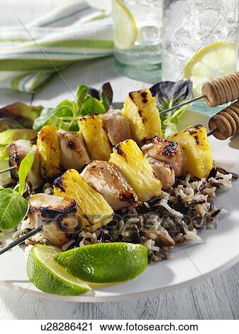 Stock Image - Hawaiian Chicken. Fotosearch