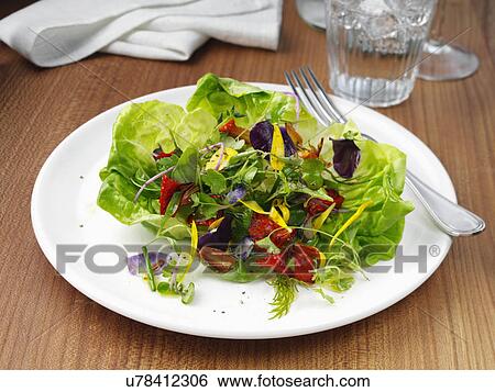 Stock Photograph - Herb salad. Fotosearch