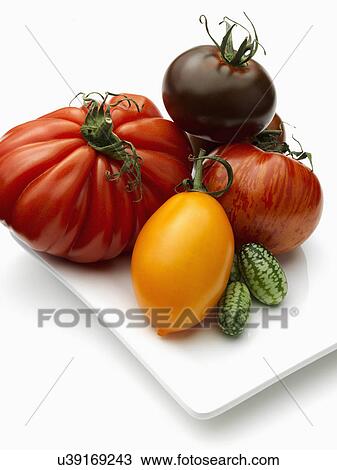 Heritage beefsteak yellow banana tomato View Large Photo Image Stock Image - Heritage beefsteak yellow banana tomato. Fotosearch