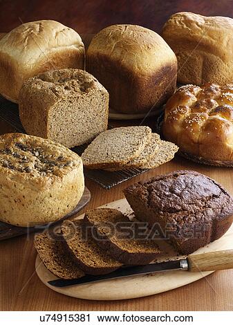 Home made bread made with a bread maker View Large Photo Image Stock Image - Home made bread made with a bread maker. Fotosearch