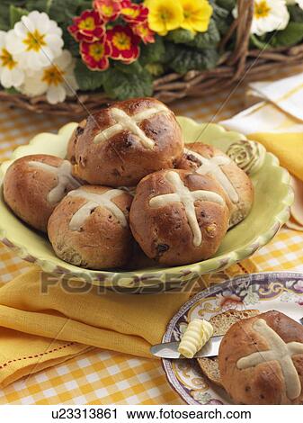 Hot cross buns View Large Photo Image Stock Image - Hot cross buns. Fotosearch