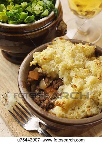 Individual cottage pie View Large Photo Image Stock Photo - Individual cottage pie. Fotosearch