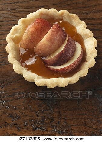 Individual nectarine tart View Large Photo Image Stock Photography - Individual nectarine tart. Fotosearch
