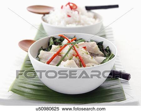 Individual portion of Fish Amok Cambodian cuisine View Large Photo Image Stock Photography - Individual portion of Fish Amok Cambodian cuisine. Fotosearch