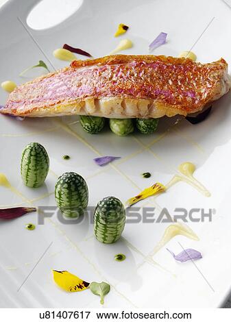 Individual portion of red mullet View Large Photo Image Stock Photo - Individual portion of red mullet. Fotosearch
