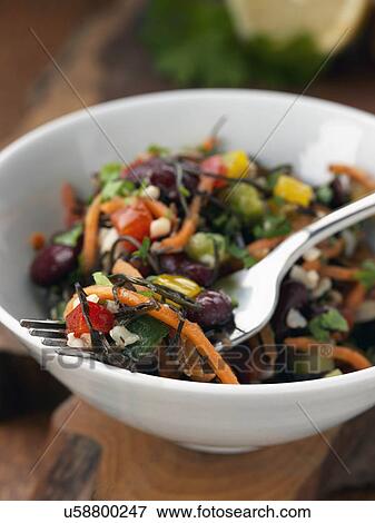 Stock Photo - Individual portion of seaweed salad. Fotosearch