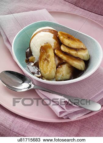Individual portions of banana foster pudding View Large Photo Image Stock Image - Individual portions of banana foster pudding. Fotosearch