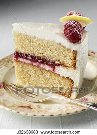 Stock Image - Lemon cake. Fotosearch