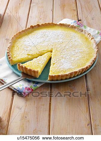 Stock Photograph - Lemon tart. Fotosearch
