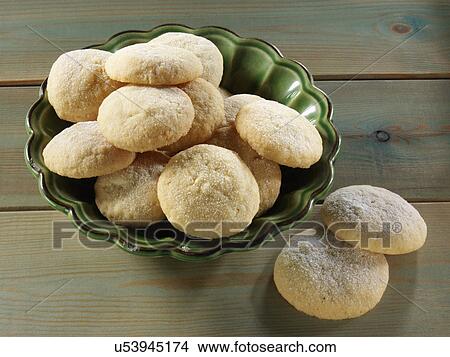 Picture - Mexican wedding cookies. Fotosearch