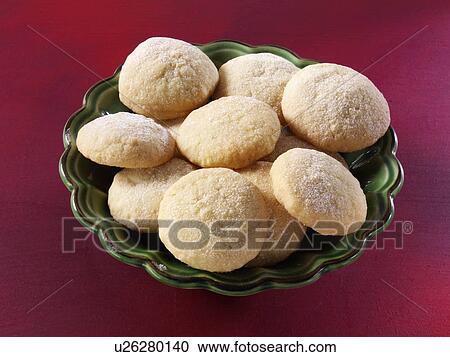Stock Image - Mexican wedding cookies. Fotosearch