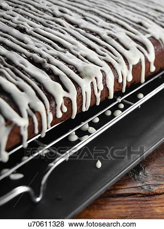 Stock Photo - Mocha cranberry brownies. Fotosearch