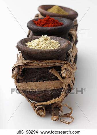 Picture - Moroccan spices. Fotosearch