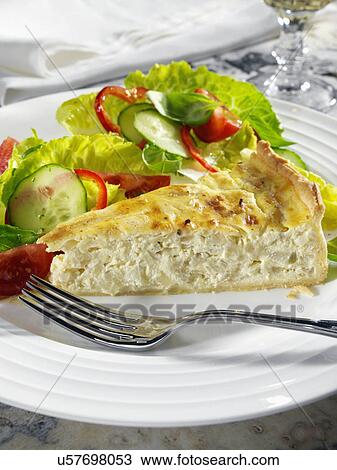 Onion quiche View Large Photo Image Stock Image - Onion quiche. Fotosearch