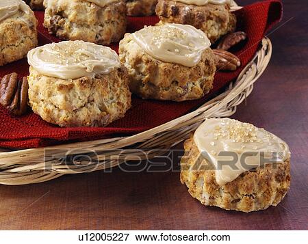 Pecan scones View Large Photo Image Stock Photo - Pecan scones. Fotosearch