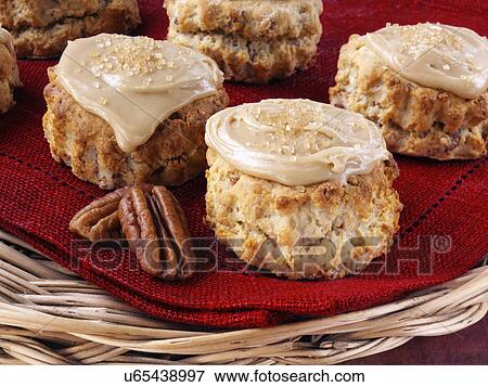 Pecan scones View Large Photo Image Stock Photo - Pecan scones. Fotosearch