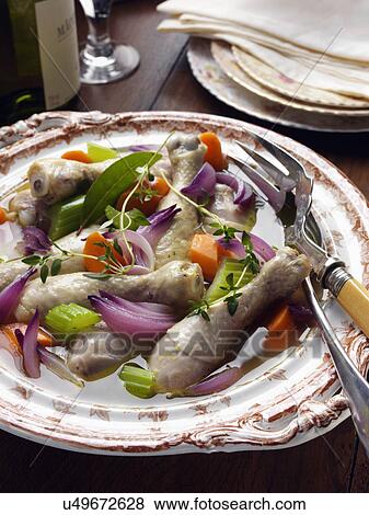 Poached chicken legs View Large Photo Image Stock Photo - Poached chicken legs. Fotosearch