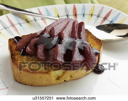 Poached pear View Large Photo Image Stock Image - Poached pear. Fotosearch