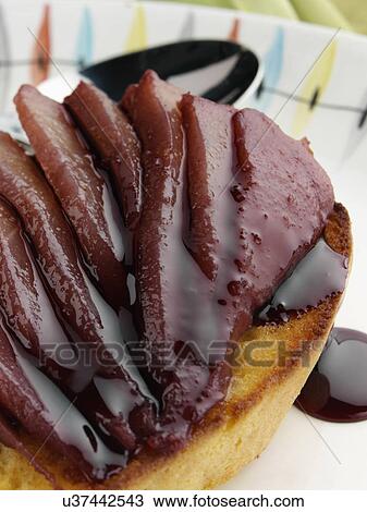 Poached pear View Large Photo Image Stock Image - Poached pear. Fotosearch