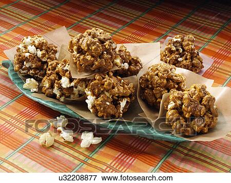 Popcorn balls View Large Photo Image Stock Photo - Popcorn balls. Fotosearch