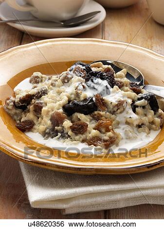 Porridge and fruit vegetarian breakfast View Large Photo Image Stock Photograph - Porridge and fruit vegetarian breakfast. Fotosearch