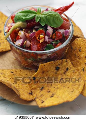 Red chilli salsa View Large Photo Image Stock Photo - Red chilli salsa. Fotosearch
