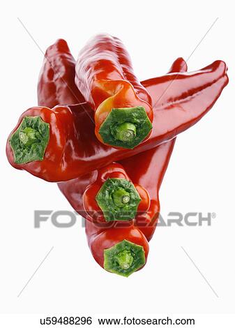 Red sweet peppers View Large Photo Image Stock Photograph - Red sweet peppers. Fotosearch