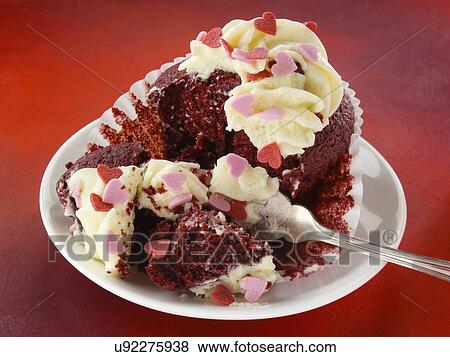 Stock Photo - Red Velvet cupcakes. Fotosearch