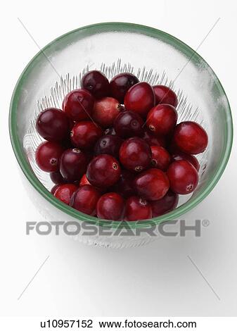 Ripe cranberries in a glass bowl on a white background View Large Photo Image Stock Image - Ripe cranberries in a glass bowl on a white background. Fotosearch