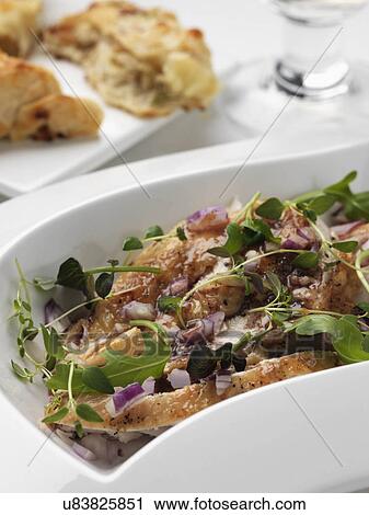 Stock Image - Roast Merlot chicken. Fotosearch