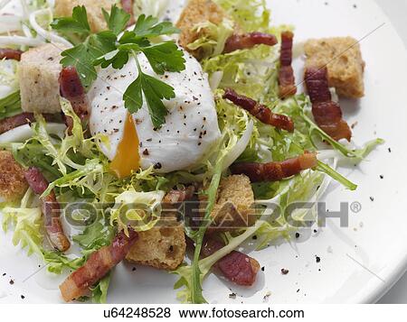 Salad Lyonnais View Large Photo Image Stock Photo - Salad Lyonnais. Fotosearch