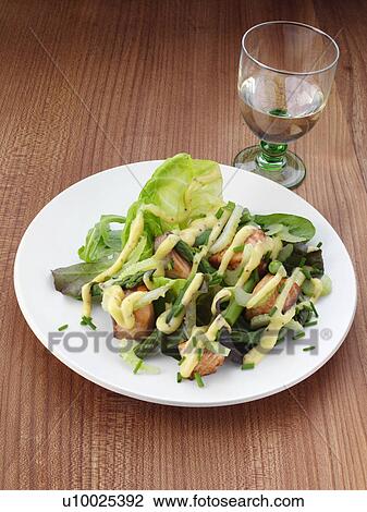 Salmon salad View Large Photo Image Stock Image - Salmon salad. Fotosearch