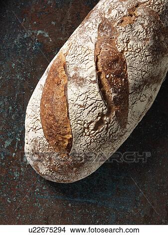 Picture - San Francisco sourdough loaf. Fotosearch