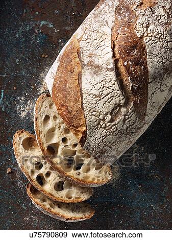 Stock Photo - San Francisco sourdough loaf. Fotosearch