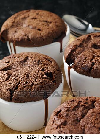Saucy chocolate pudding indulgent dessert View Large Photo Image Stock Image - Saucy chocolate pudding indulgent dessert. Fotosearch