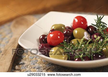 Selection Of Olives Served In Dish View Large Photo Image Stock Photography - Selection Of Olives Served In Dish. Fotosearch
