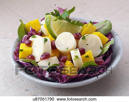 Side order of palm heart salad View Large Photo Image Stock Image - Side order of palm heart salad. Fotosearch