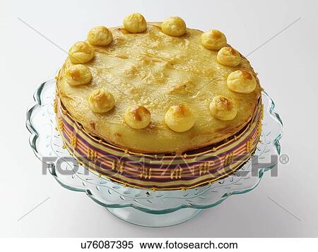 Simnel cake View Large Photo Image Stock Photography - Simnel cake. Fotosearch