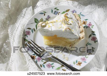 Slice Of Homemade Lemon Meringue Pie View Large Photo Image Stock Image - Slice Of Homemade Lemon Meringue Pie. Fotosearch