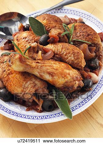 Spanish style Chicken and chorizo View Large Photo Image Stock Image - Spanish style Chicken and chorizo. Fotosearch