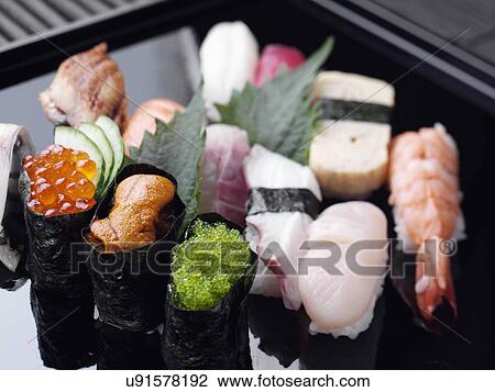 Sushi View Large Photo Image Stock Image - Sushi. Fotosearch