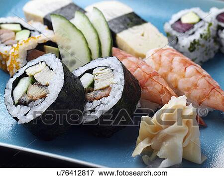 Sushi View Large Photo Image Stock Photo - Sushi. Fotosearch